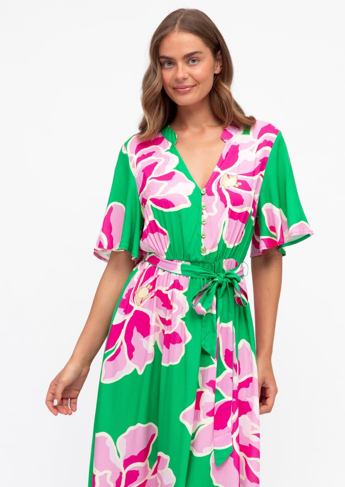 Madison Hibiscus Dress