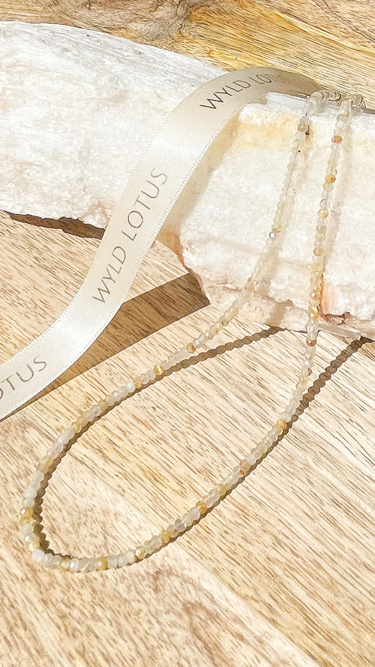 Rutile Quartz Crystal Necklace